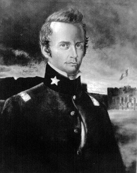 Posthumous portrait of William Barret Travis